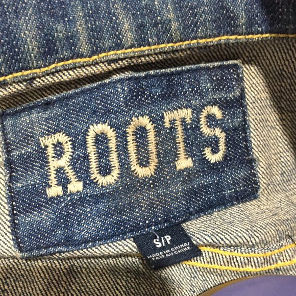 ROOTS LIGHTWEIGHT DENIM JACKETS SIZE S - Picture 8 of 8